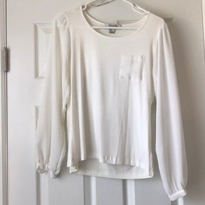 Long sleeve pocket blouse